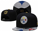 Steelers Team Logo Black New Era Adjustable Hat YD,baseball caps,new era cap wholesale,wholesale hats